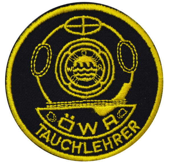 Tauchlehrer Stoffabzeichen gro&szlig;