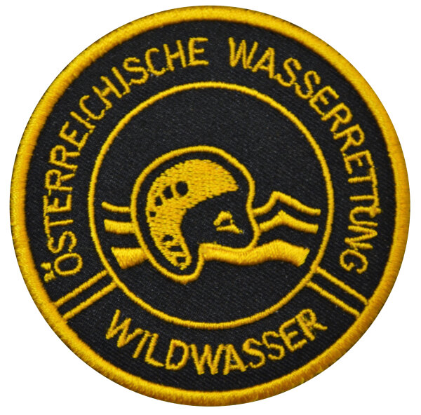 Wildwasser Stoffabzeichen gro&szlig;