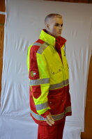 Einsatzjacke rot/gelb