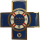 Blaues Kreuz Uniform mit Diamant