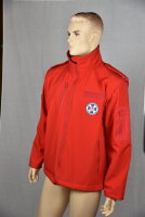 Softshell Jacke mit Schulterschlaufen