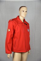 Softshell Jacke mit Schulterschlaufen