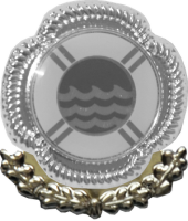 Eichenlaub Silber klein