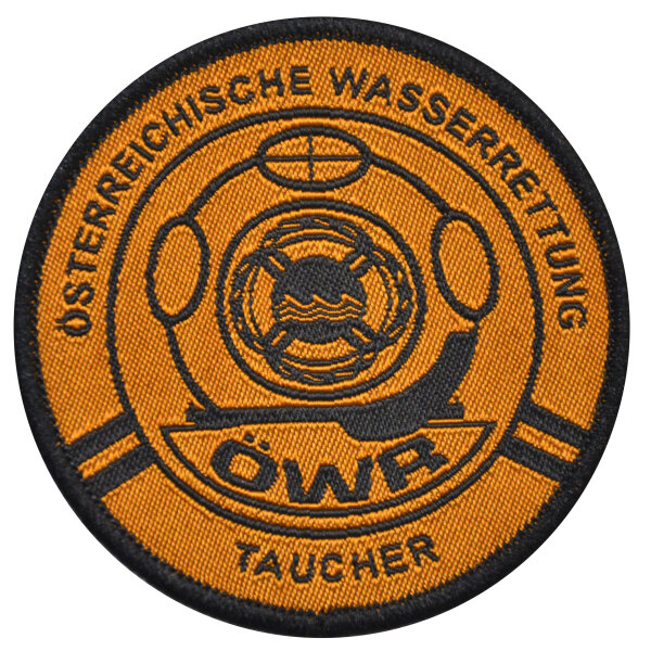 Grundtauchschein Stoffabzeichen gro&szlig;